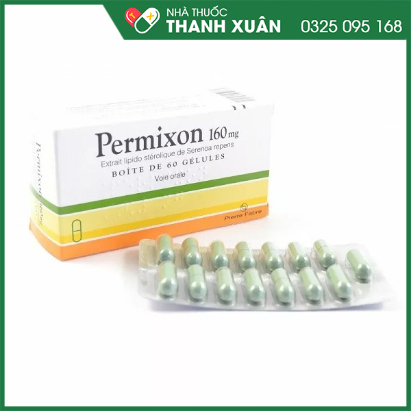 Permixon 160mg trị rối loạn tiểu tiện do phì đại tiền liệt tuyến